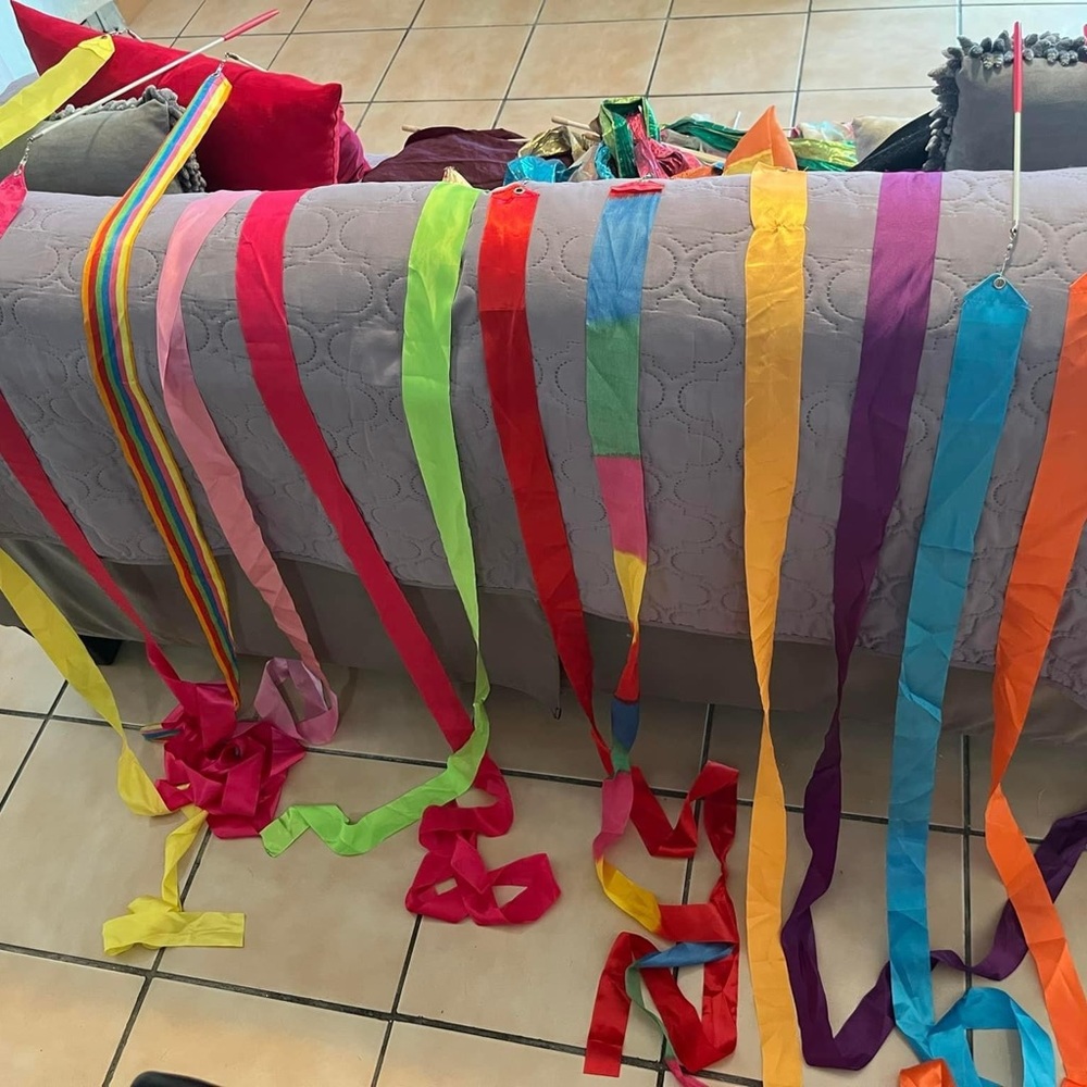 12 gymnastics belts